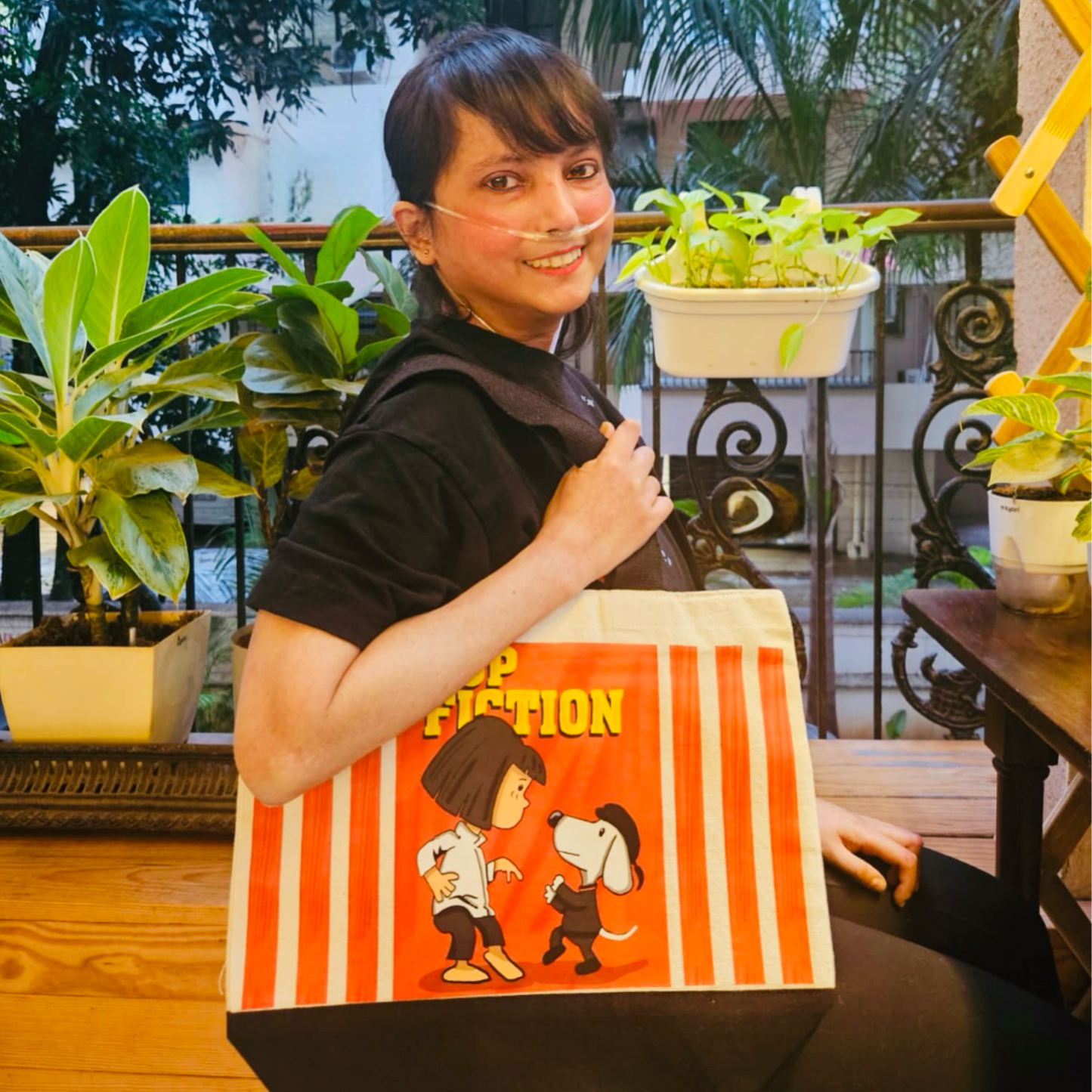 Pup-Fiction Tote Bag