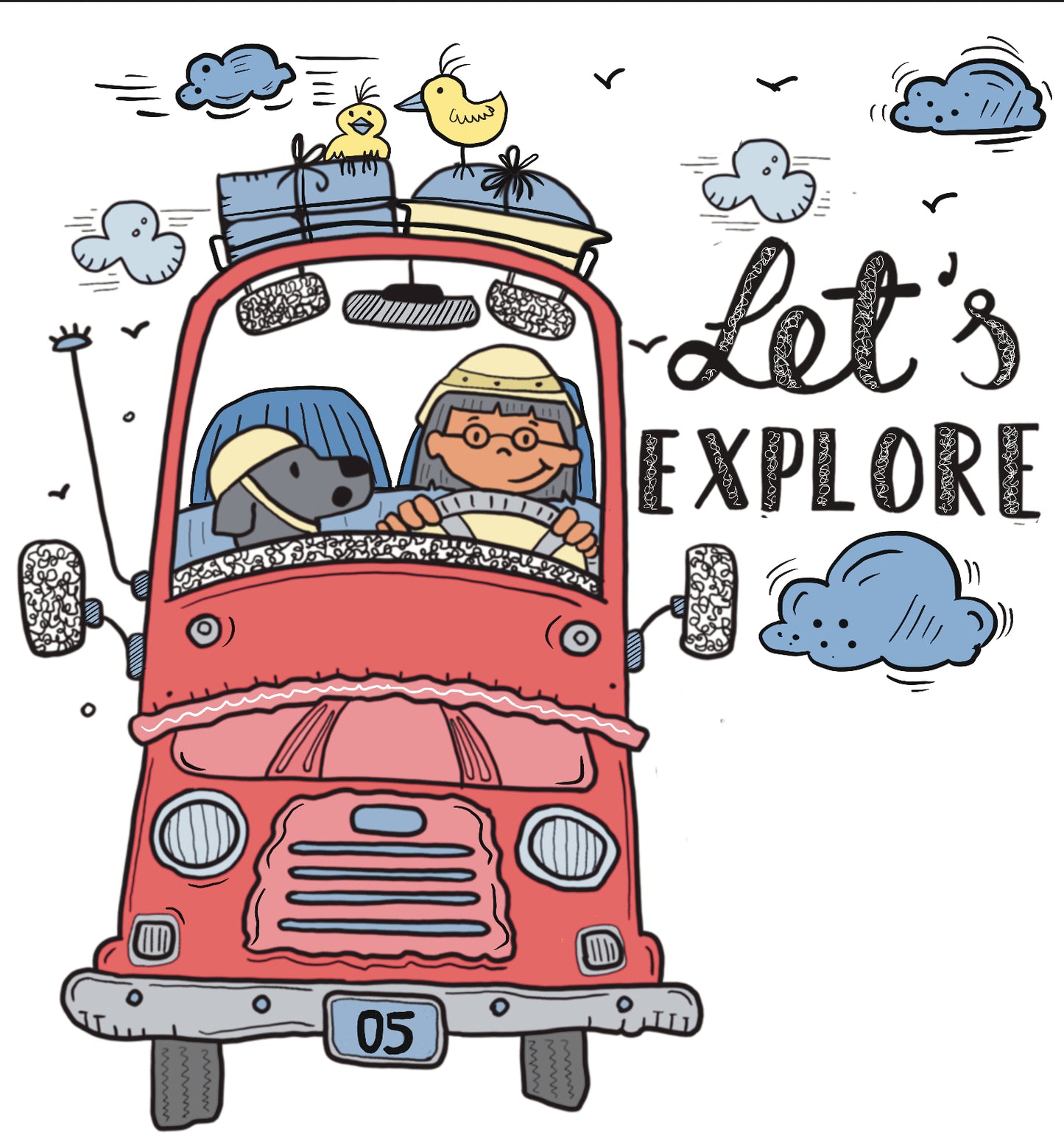 Let’s Explore glass Bottle