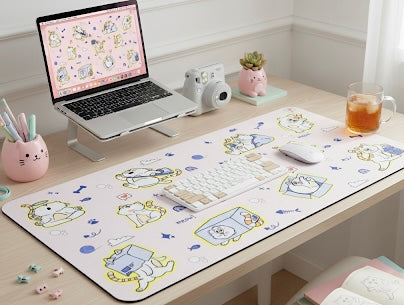 Cat Desk Mat ( office / home)